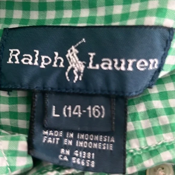 POLO BUNDLE Boys Polo bundle 2 shirts and a OS Hat Sz L (14/16) - Picture 12 of 14